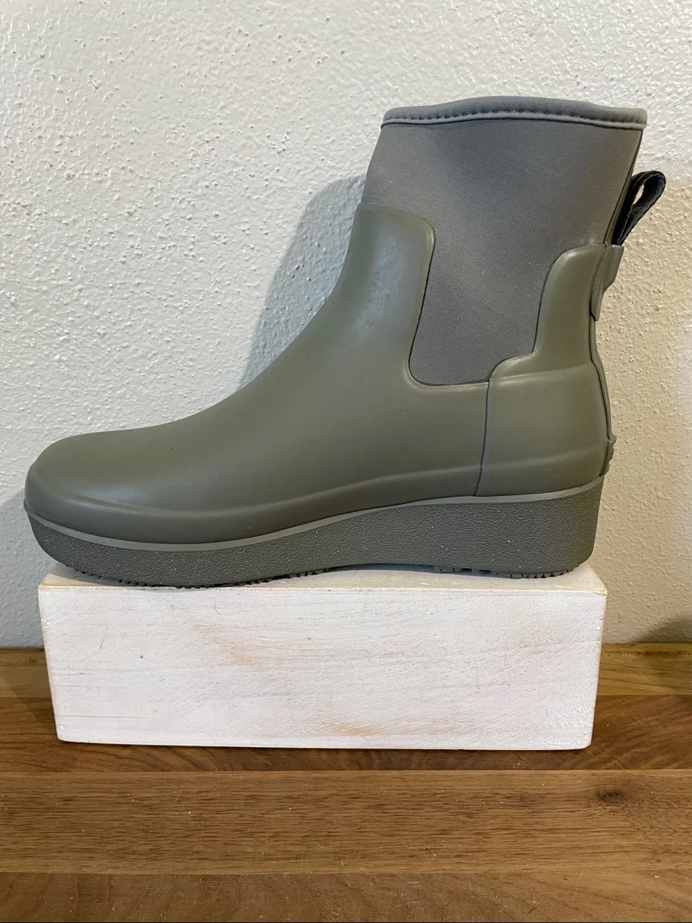 Outdoor Original Play Waterproof Rain Boots Sage Pull On Hunter US 7 Heritage